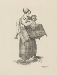 Donna con organo e bambino