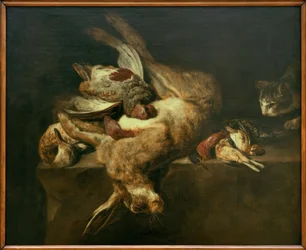 Natura morta con lepre morta