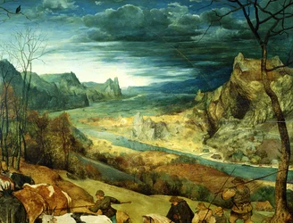Il ritorno del gregge, Autunno, 1565 (dettaglio)