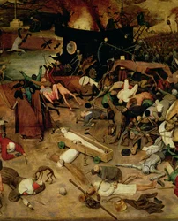 Trionfo della morte, dettaglio della sezione centrale, 1562