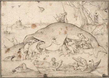 Pesce grande mangia pesce piccolo, 1556