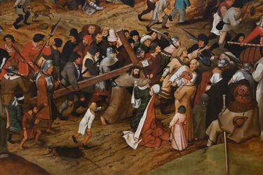 Tedesco: Die Kreuztragung La via del Calvario