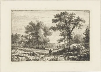 Paesaggio con cavaliere
