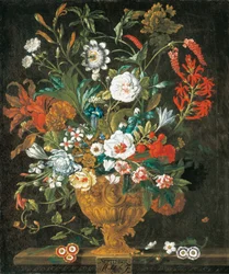 Settembre, dai Dodici Mesi di Fiori, un calendario floreale di nature morte
