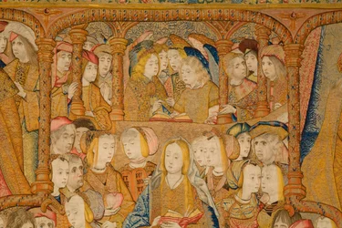 Arazzo fiammingo. Annunciazione. (dettaglio) c.1502-04
