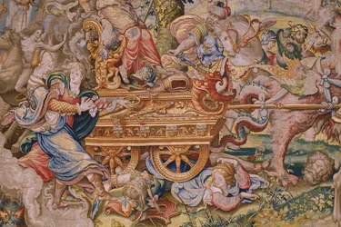 Serie I sette peccati capitali: Vanità. Cartonista Pieter Coecke van Aelst. Atelier di Bruxelles. Ca 1542-1544.