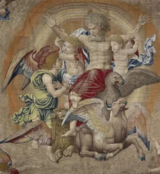 Dio Padre con i simboli dei quattro apostoli (tetramorfo), noto come La Trinità