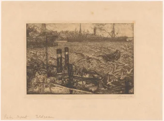 Porto con rimorchiatori a Rotterdam