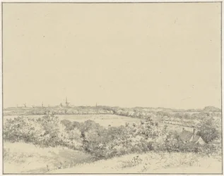 Vista di Haarlem, vista dalle dune