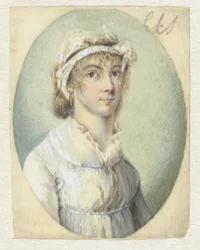 Ritratto di giovane donna, di tre quarti verso destra