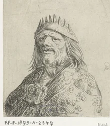 Busto ritratto di un re