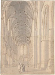 Interno della chiesa di San Bavone, Haarlem