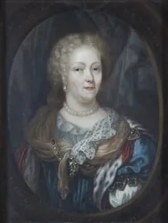 Principessa Anna di Thurn e Taxis (olio su rame)