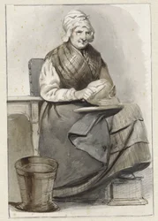 Donna seduta