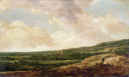 Paesaggio con cacciatore