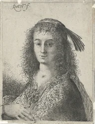 Busto di una giovane donna