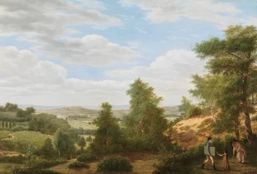 Veduta della valle di Montmorency vicino a Saint-Leu-la-Forêt