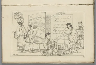 Disegnatore cinese e altre figure cinesi