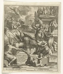 Frontespizio per il Mercurio Europeo del 1702