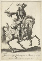 Ritratto equestre di Carlo V Leopoldo, duca di Lorena