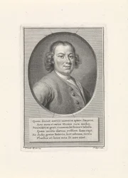 Ritratto del compositore Anton Wilhelm Solnitz 1708-1752, c. 1750