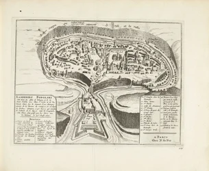 Mappa di Kamyanets-Podilsky, 1726