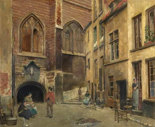 La vecchia sala dei macellai di Anversa