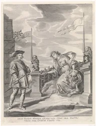 Ferdinando riceve dalla vergine della città di Gand le chiavi della città