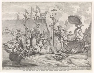 Spettacolo con il carro di Nettuno