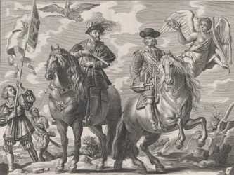 Tavola 20: Carlo V e Ferdinando a Cavallo, da 