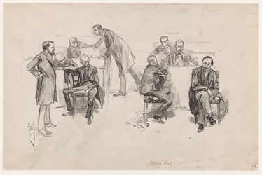 La Seconda Camera durante il dibattito sulla revisione costituzionale del 1887