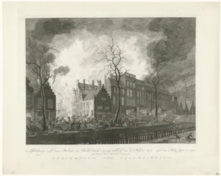 Incendio nella Pottebakkerssteeg a Rotterdam, 1779
