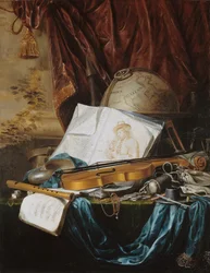 Natura morta con strumenti musicali