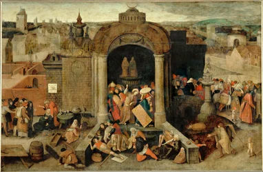 La purificazione del Tempio (dipinto su tavola)