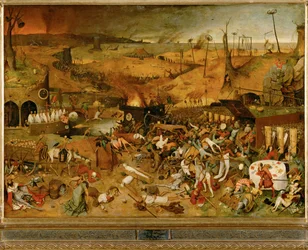 Il trionfo della morte (dipinto su tavola)