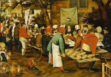 Festa di nozze contadina, 1630