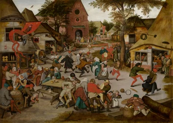 Kermesse della festa di San Giorgio (olio su tavola)