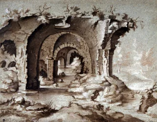 Rovine del Colosseo a Roma
