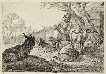 La dea tra le capre e le pecore