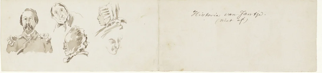 Alcuni schizzi per la storia di Jantje