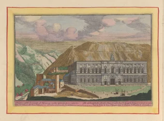 Vista del Palazzo di Carlo V a Granada