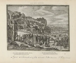 Paesaggio con la cacciata di Agar e Ismaele da parte di Abramo