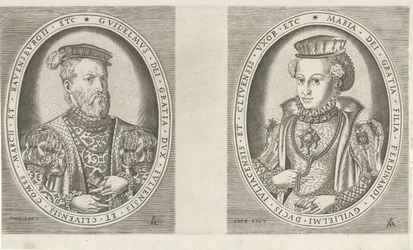 Ritratti di Guglielmo II, duca di Gheldria, e di Maria d