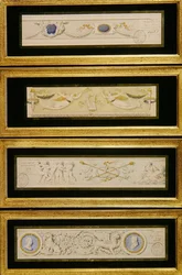 Quattro disegni per fregi, c.1823