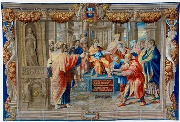 Arazzo del XVII secolo raffigurante l