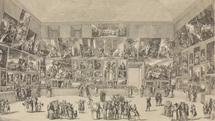 Vista del Salone del 1785