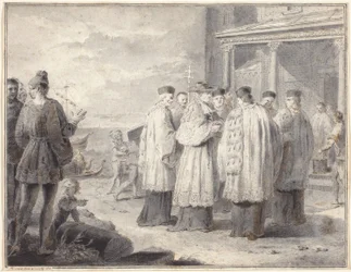 Paolino, cardinale e patriarca di Aquileia, trasferisce la sua sede a Grado
