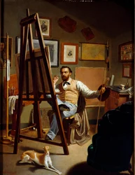 Lo studio del pittore