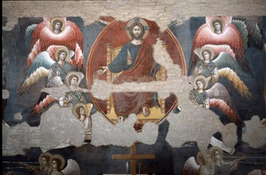 Il Giudizio Universale Cristo trionfante. (Dettaglio)