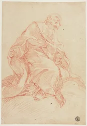 Figura di un santo maschio